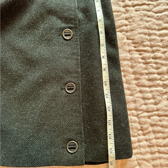 PRANA Mini-Skirt Black Wool Blend Size 8 Excellent Pre-Owned Condition - Picture 5 of 9